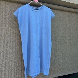 Zara light blue dress